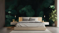 Contemporary Green wallpaper for Bedroom