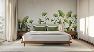 Contemporary Green wallpaper for Bedroom