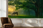 Contemporary Green wallpaper for Bedroom