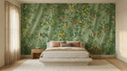 Contemporary Green wallpaper for Bedroom