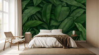 Contemporary Green wallpaper for Bedroom