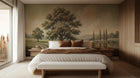 Contemporary Green wallpaper for Bedroom