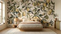 Contemporary Green wallpaper for Bedroom