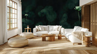 Contemporary Green wallpaper for Living Room