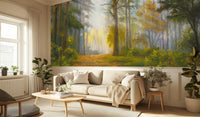 Landscape Green wallpaper for Living Room