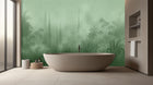 Banyo için Modern Yeşil duvar kağıdı