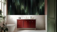 Modern Green wallpaper for Bathroom
