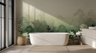 Banyo için Modern Yeşil duvar kağıdı