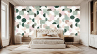 Modern Green wallpaper for Bedroom