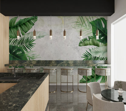 Modern Green wallpaper for Kitchen