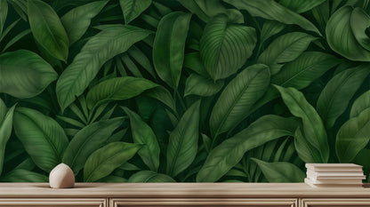Modern Green wallpaper for Living Room