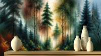 Modern Green wallpaper for Living Room