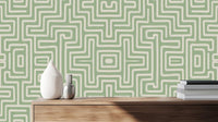Modern Green wallpaper for Living Room
