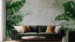 Modern Green wallpaper for Living Room