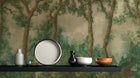 Traditional Green wallpaper for Bedroom