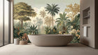 Tropical Green wallpaper for Bathroom