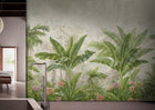 Tropical Green wallpaper for Bathroom