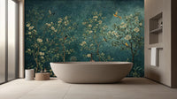 Tropical Green wallpaper for Bathroom