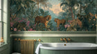 Wildlife Tropical Animal Green wallpaper for Bathroom