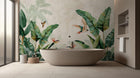 Tropical Green wallpaper for Bathroom