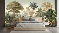 Tropical Green wallpaper for Bedroom