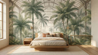 Tropical Green wallpaper for Bedroom