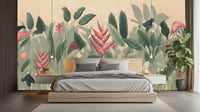 Tropical Green wallpaper for Bedroom