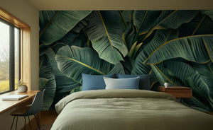 Tropical Green wallpaper for Bedroom