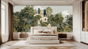Tropical Green wallpaper for Bedroom