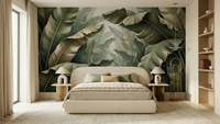 Tropical Green wallpaper for Bedroom