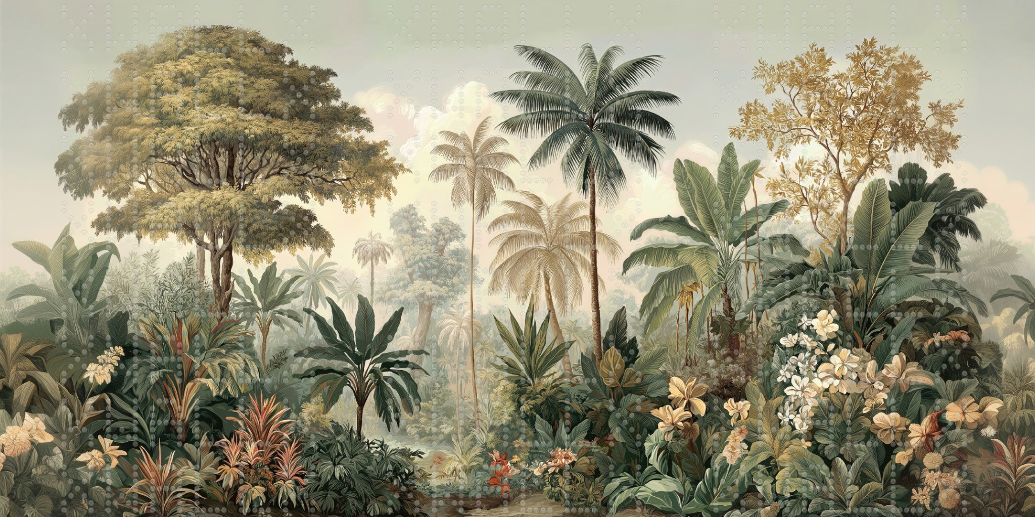 Tropical Oasis Palm Wallpaper