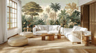 Tropical Green wallpaper for Living Room