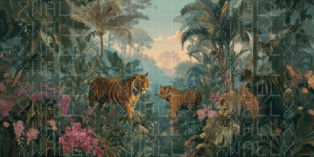 Muhteşem Jungle Kaplanları Duvar Kağıdı