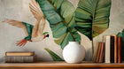 Tropical Green wallpaper for Living Room