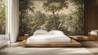 Vintage Green wallpaper for Bedroom