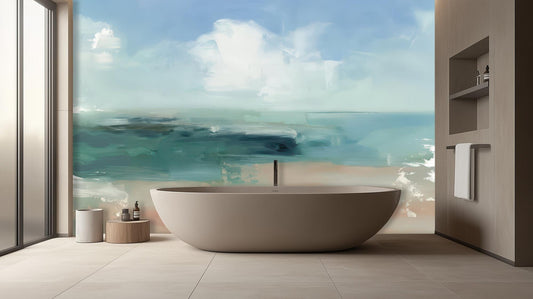 Abstract Light wallpaper for Bathroom