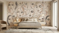 Abstract Light wallpaper for Bedroom