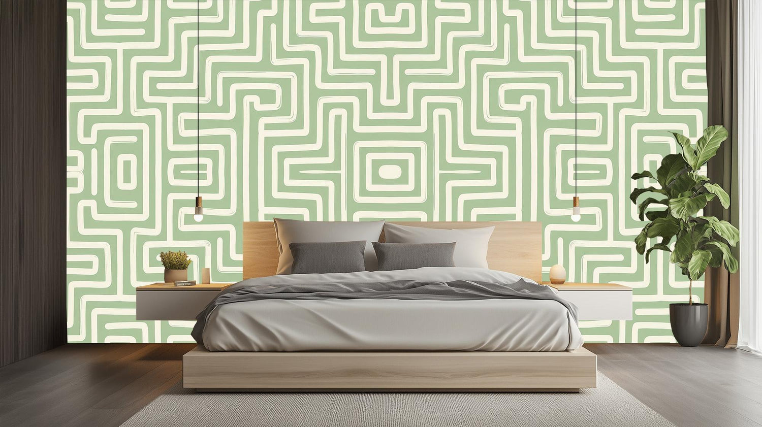 Contemporary Light wallpaper for Bedroom