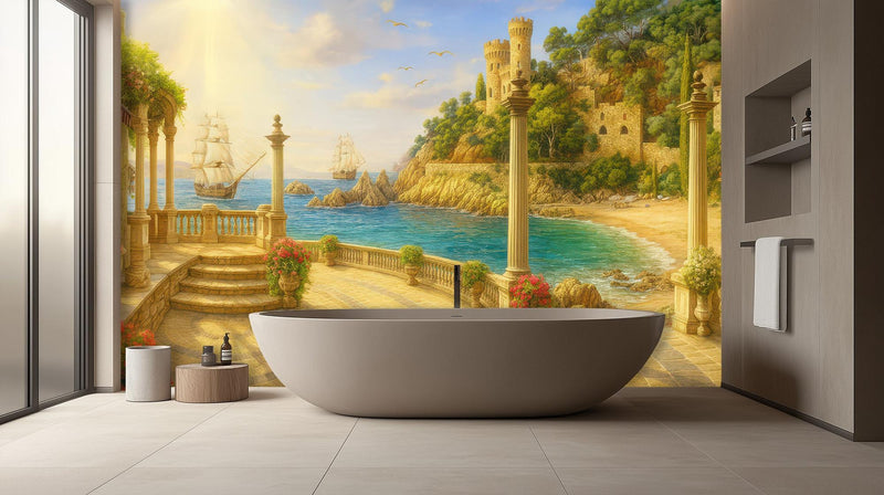 Banyo için Geleneksel Açık duvar kağıdı
