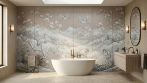 Traditional Light wallpaper for Bathroom