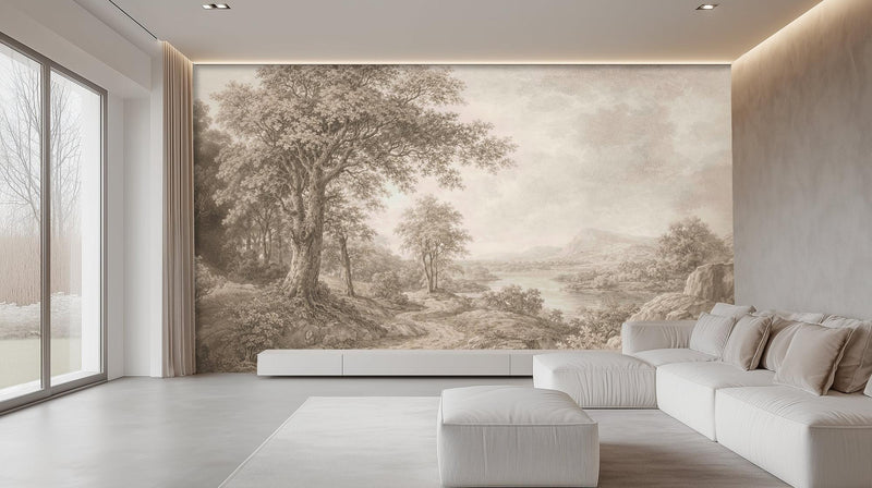Traditional Light wallpaper for Living Room