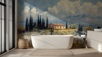 Vintage Light wallpaper for Bathroom