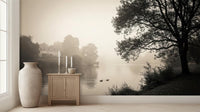 Contemporary Monochrome wallpaper for Living Room