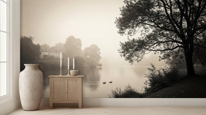 Contemporary Monochrome wallpaper for Living Room