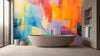 Vivid Abstract Splash Wallpaper