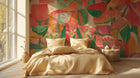 Abstract Multi Color wallpaper for Bedroom