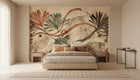 Abstract Multi Color wallpaper for Bedroom