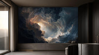 Abstract Multi Color wallpaper for Bedroom