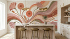 Abstract Multi Color wallpaper for Kitchen
