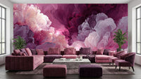 Abstract Multi Color wallpaper for Living Room